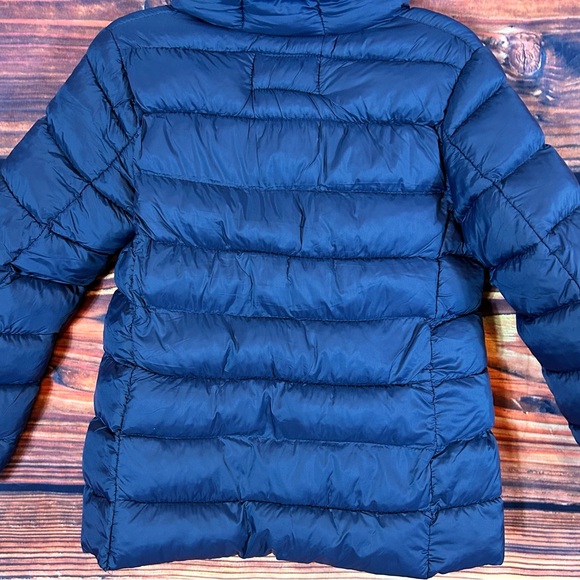 NWT Kids Navy Blue Hooded Puffer Jacket / Sz 4 - Picture 7 of 8